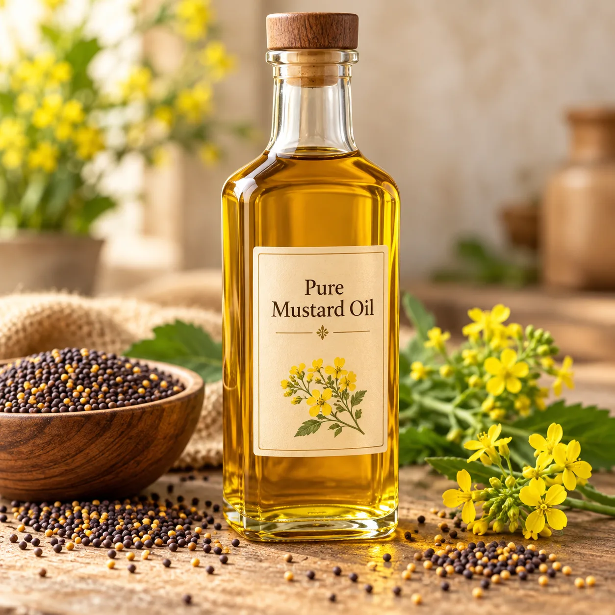 Pure Mustard Oil (1 L)